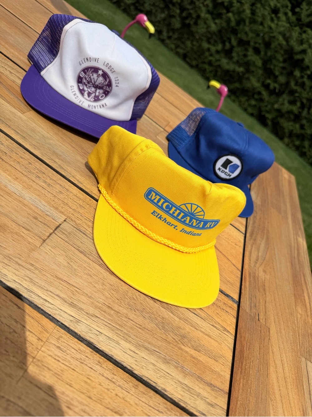 Vintage NOS trucker hats patch SnapBack mesh hat swingster USA bundle lot 3